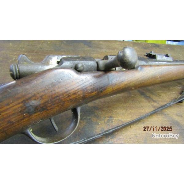 fusil GRAS profil militaire transform chasse cal 24 1866/74 manu impriale Mutzig fonctionnel