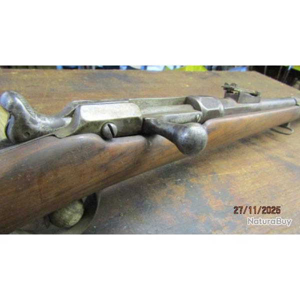 Fusil Chassepot modle1866 marquage civil guerre Prusse second empire Napolon III TAR
