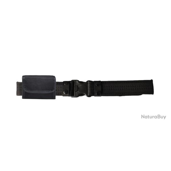 Ensemble Ceinture tactique Noire + une cartouchiere ceinture Noire 10 munitions calibre 12
