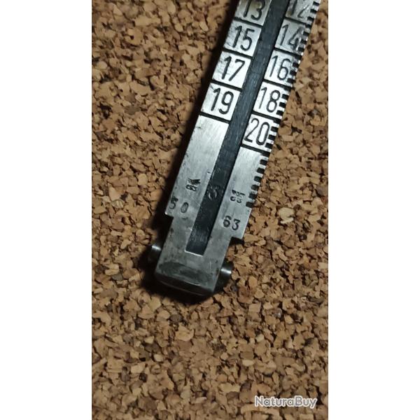 Feuillet de hausse Mauser