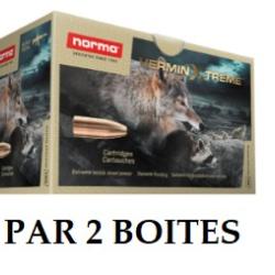 2 Boites de 50 Balles Norma 243 Win Vermin Xtreme 76gr