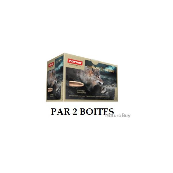 2 Boites de 50 Balles Norma 243 Win Vermin Xtreme 76gr