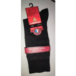 CHAUSETTE lin noir - LABONAL - 44/45