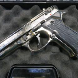 Pistolet d'Alarme Kimar 92 Chrome cal 9 PAK OCCASION 1 SANS PRIX DE RESERVE