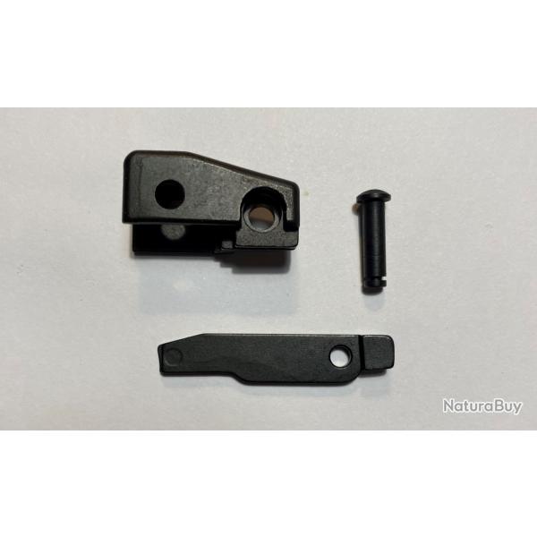 Ensemble plaque d'appui + axe +levier de d�verrouillage pour HK940