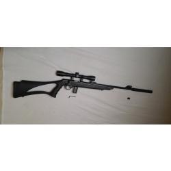 22 lr MOSSEBERG avec lunette et modérateur de son