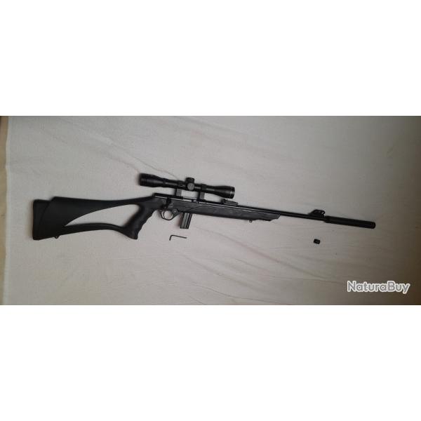 22 lr MOSSEBERG avec lunette et modrateur de son
