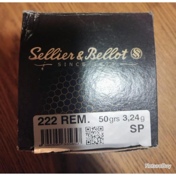 Cartouches 222 Remington