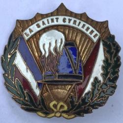 Insigne Association Anciens de Saint Cyr vers 1930 "La Saint Cyrienne"