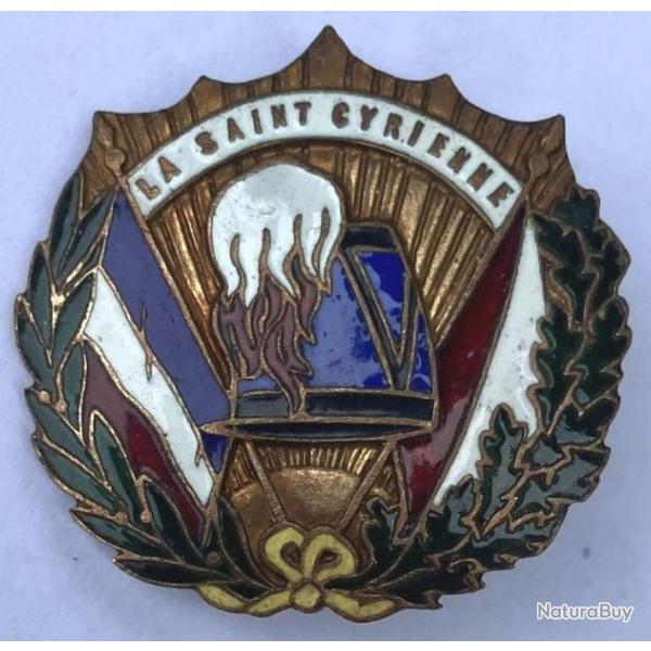 Insigne Association Anciens de Saint Cyr vers 1930 "La Saint Cyrienne"