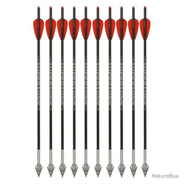10 Fl�ches de chasse 13 pouces en carbone pour FMA Supersonic ProHunt Pack