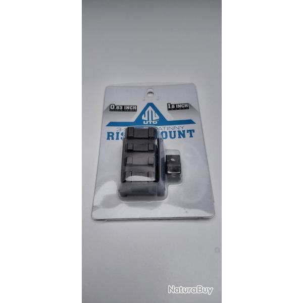 R�hausse UTG 0,83" 3 plots picatinny