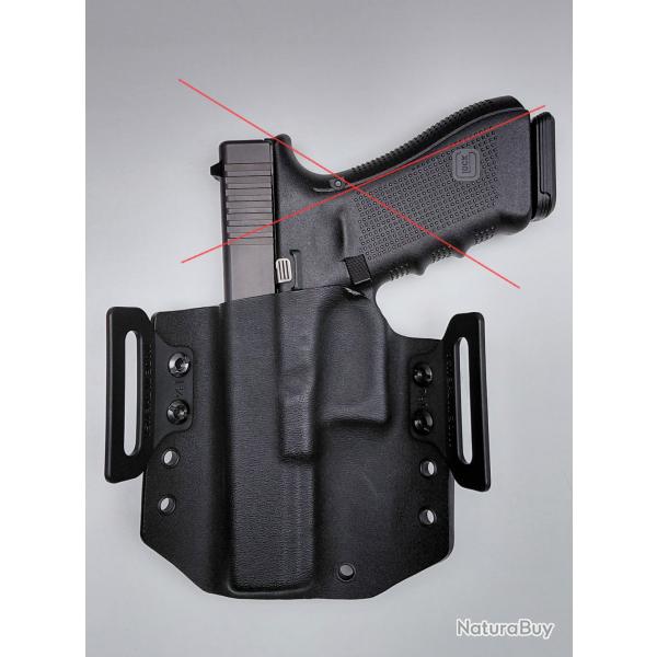 Holster de ceinture OWB pour Glock 17 gen4 "TRB Holsters"