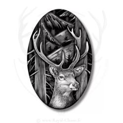 Calotte en argent Grand Cerf BLASER