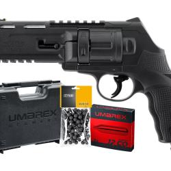 Pack revolver T4E TR50 GEN2 Cal.50 13 J (100 billes, 5 CO2, mallette)