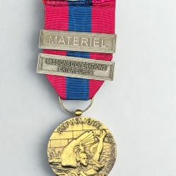 (18.022) M&eacute;daille de la D&eacute;fense Nationale - Bronze - Agrafe Mat&eacute;riel + MOE