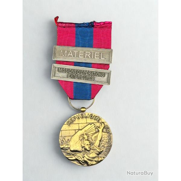 (18.022) M�daille de la D�fense Nationale - Bronze - Agrafe Mat�riel + MOE