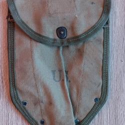 Housse de pelle US Mod&egrave;le 1943 1er mod&egrave;le  Transition