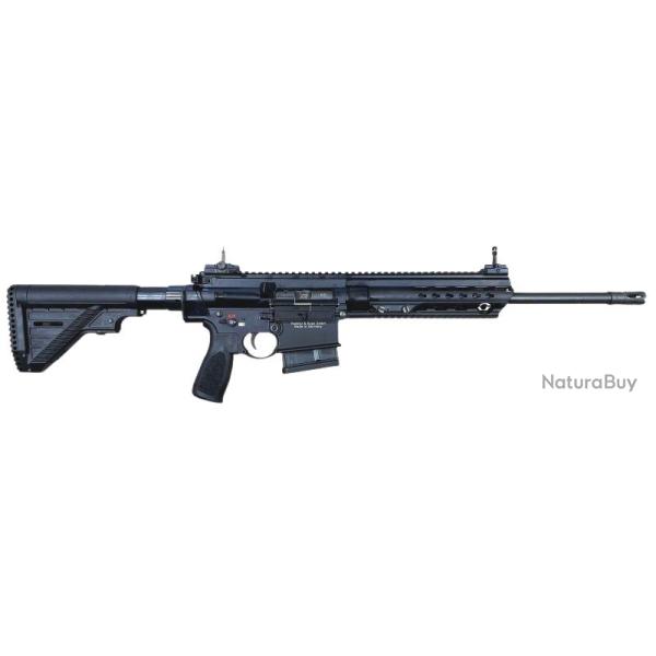 Carabine HK MR308 A3 16,5 ", Cal.308, with Slim-Line HKey Handguard - Noir