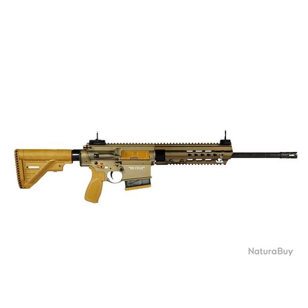 Carabine HK MR308 A3 16,5 ", Cal.308, with Slim-Line HKey Handguard - FDE