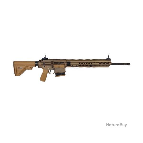 Carabine HK MR308 A3 20 ", Cal.308, with Slim-Line HKey Handguard - FDE