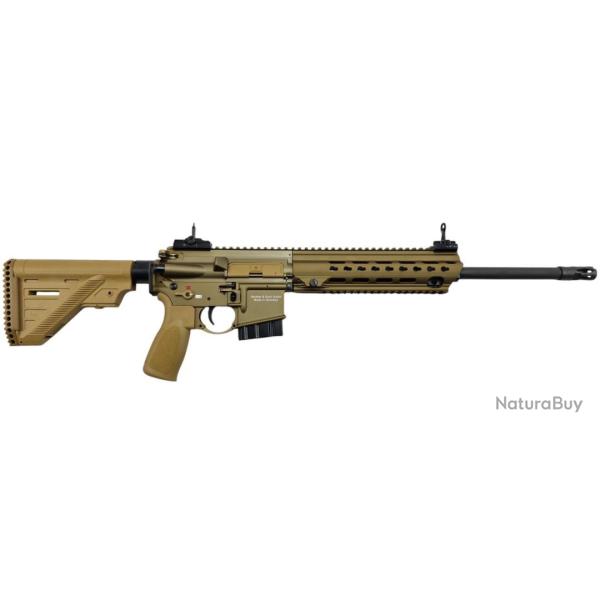 Carabine HK MR223 A3 16,5", Cal. 223, Slim-Line HKey Handguard - FDE