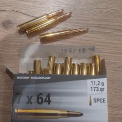 Munition 7X64 decathlon neuf