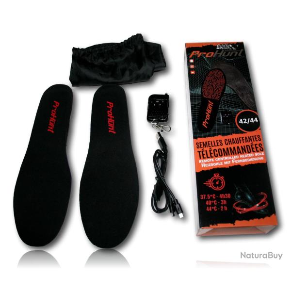 PROHUNT SEMELLE CHAUFFANTE AVEC TELECOMMANDE 45/46