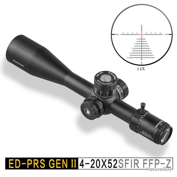 DISCOVERYOPT DISCOVERY ED-PRS GEN2 4-20X52SFIR FFP-Z-MRAD
