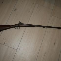 Fusil de chasse à percussion dans son jus de grenier