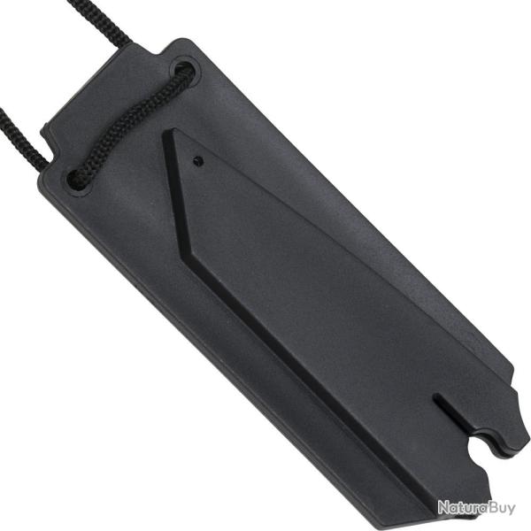 Couteau de cou Haller Tanto anodis� Rouge