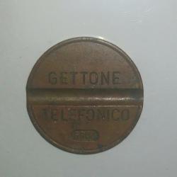 ANCIEN JETON TELEPHONIQUE ITALIEN AVRIL 1969