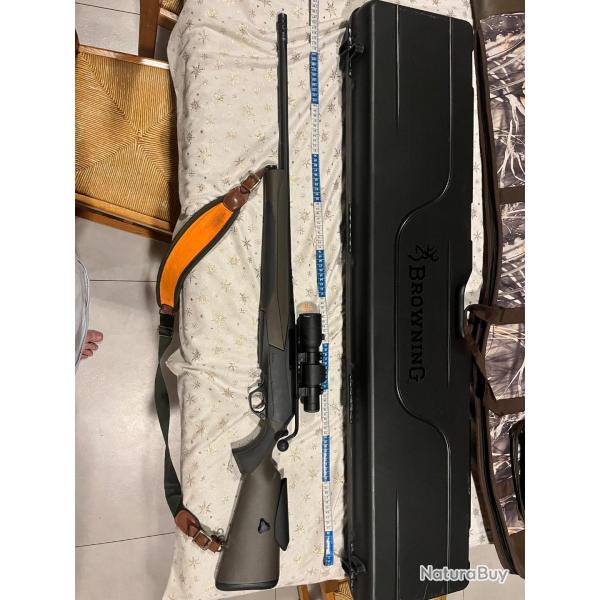 Carabine culasse linaire Browning Maral SF COMPO brown -cal 30-06 gaucher