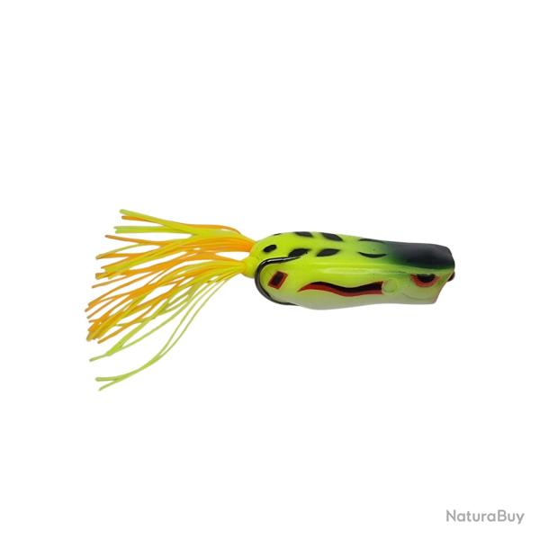 Powerline Leurre Frog pop 6cm 14gr jaune/vert