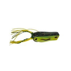 Powerline Leurre Frog pop 6cm 14gr vert/jaune