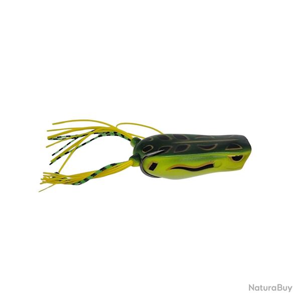 Powerline Leurre Frog pop 6cm 14gr vert/jaune
