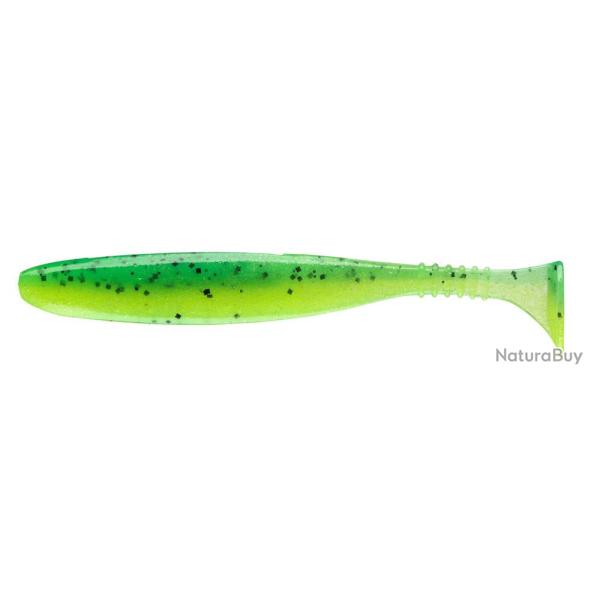 Daiwa leurre souple tournament D'Fin 10.2cm 4'' par 7 chartreuse tiger