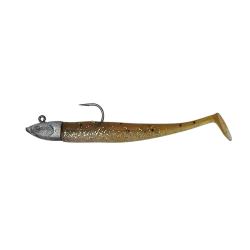 GTS Leurre mont&eacute; 3" (7.6cm) -10GR marron ventre translucide