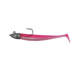 GTS Leurre monté 3" (7.6cm) -10GR rose/ventre translucide pailletté