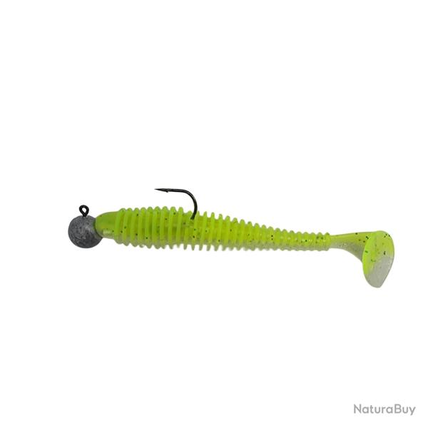 LTS Leurre mont 4" 7GR chartreuse ventre nacr