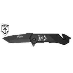 Couteau de poche L&eacute;opard Darkgrip 12 cm Navy