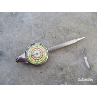 Ancien Curvimètre Opismètre - Instrument De Mesure Distances Sur Cartes - Métal