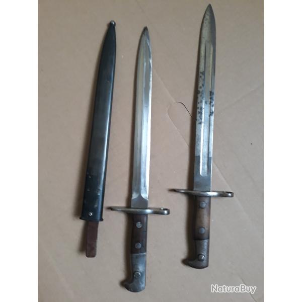 lots baionnettes suisse