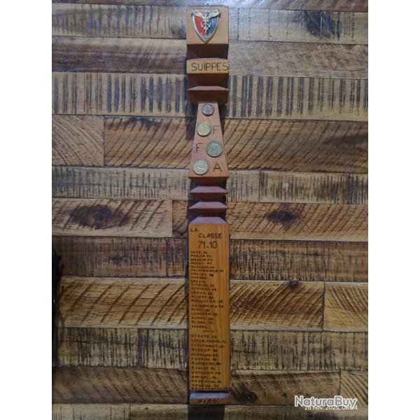 Objet souvenir service militaire Suippes