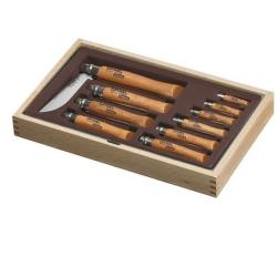 Coffret 10 Opinel carbone du N°2 au N°12