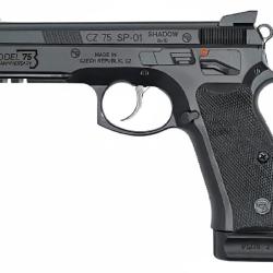 PISTOLET CZ 75 SP01 SHADOW 5OTH ANNIVERSARY NOIR 9X19
