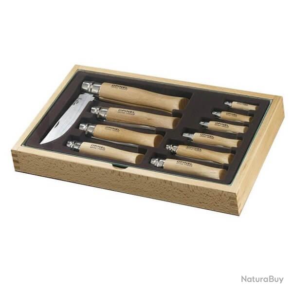 Coffret 10 Opinel inox du N�2 au N�12 951