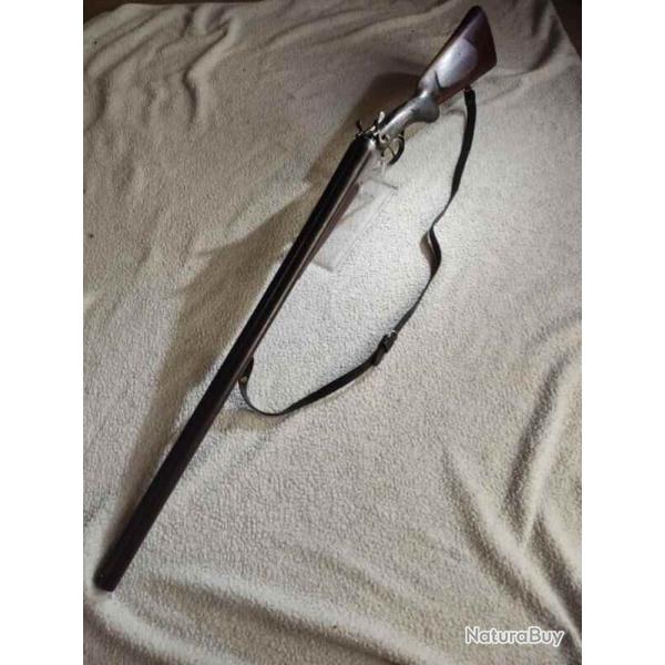 fusil chasse Belge cal16 cal 16 65 canons rayure infime piqures quasi absentes crosse Anglaise droit