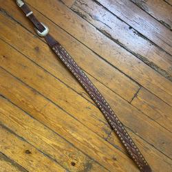 Bretelle cuir artisanale