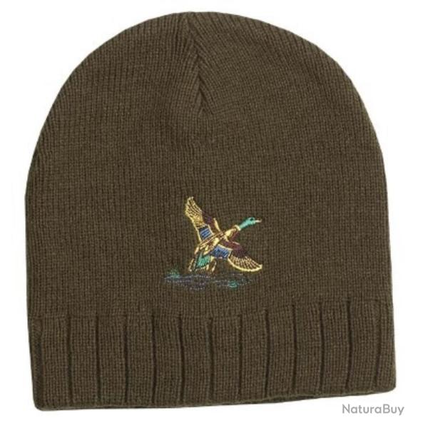 BONNET TRICOT KAKI ANIMAUX - MERLET